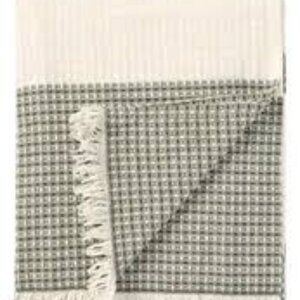 NWT Southern Living Alcott Stripe Fringe Throw